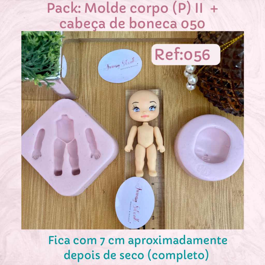 Pack Molde Corpo P Ref Ticiany Moldes E Biscuit