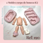 Molde Corpo de boneca (G) Ref: 190