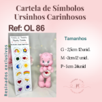 Cartela de Símbolos dos Ursinhos Carinhosos Ref: OL 86