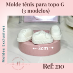 Molde tênis para topo (G) Ref: 210