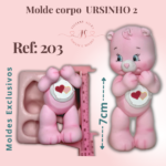 Molde corpo URSINHO 2 G (ou corpo bichinho universal)