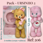 Pack - URSINHO 2 (G) ou bichinho universal  Ref: 206